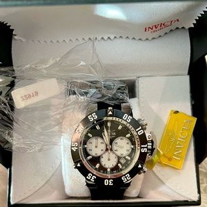 Invicta 50mm Stainless Steel Quartz Watch